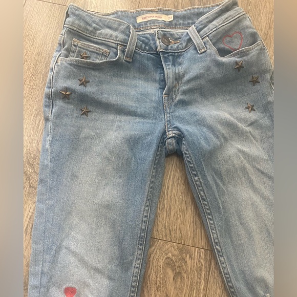 Levi's Jeans - hearts & stars detail - Picture 5 of 7